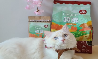 Hyperr貓飼料X凍乾．飼料輕巧好入口
