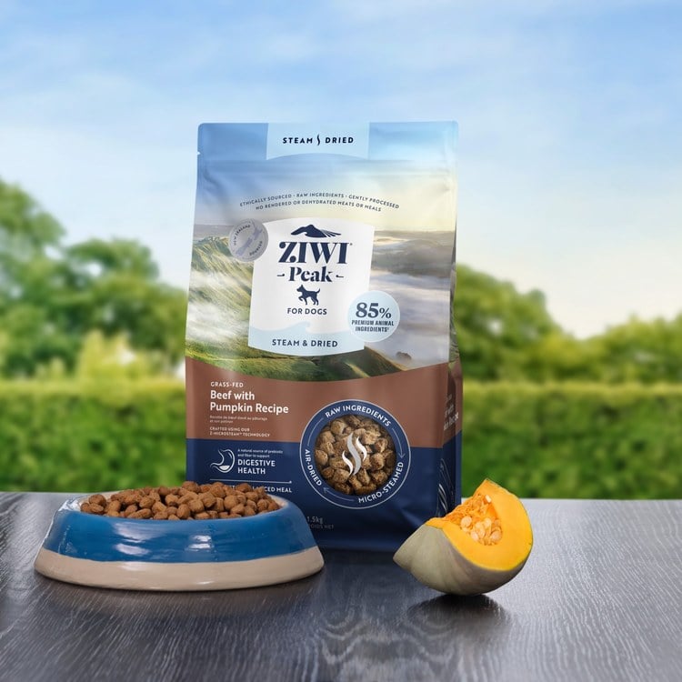 ZIWI巔峰 牛肉 微蒸熟成狗糧 體驗包(鮮肉顆粒|肉塊食感0肉粉)