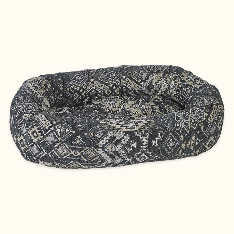 BOWSERS 甜甜圈睡床 網狀圖騰 (不沾毛|舒適柔軟)