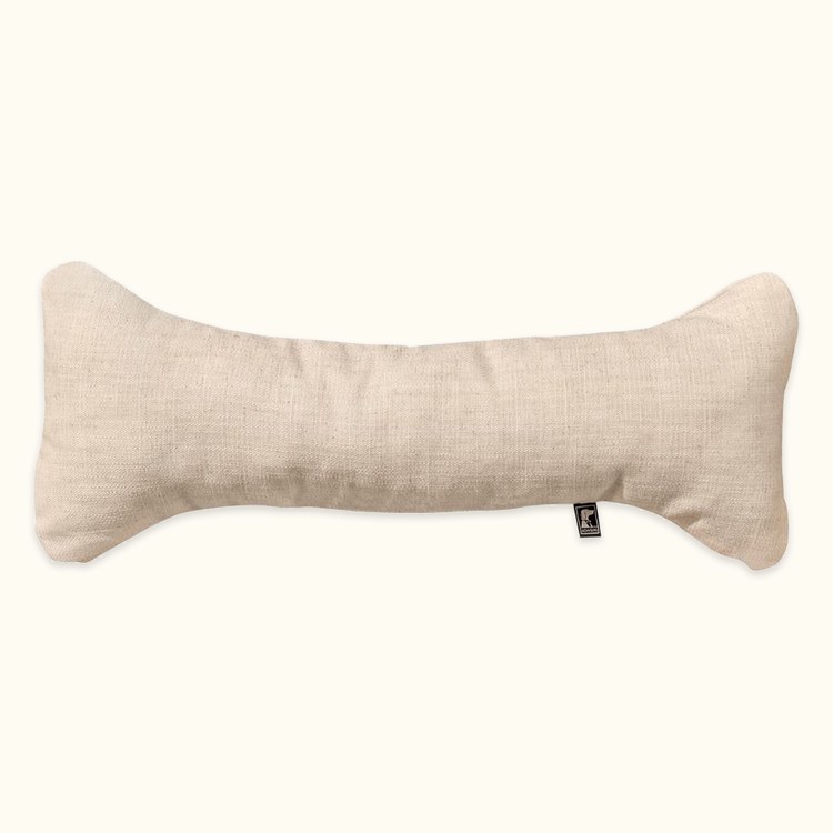 BOWSERS 寵物防撞極適骨頭抱枕 奶油杏色(不沾毛|舒適柔軟)