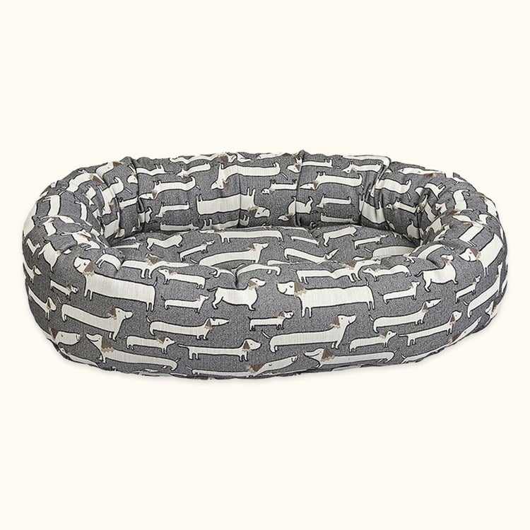 BOWSERS 甜甜圈睡床 臘腸狗狗 (不沾毛|舒適柔軟)