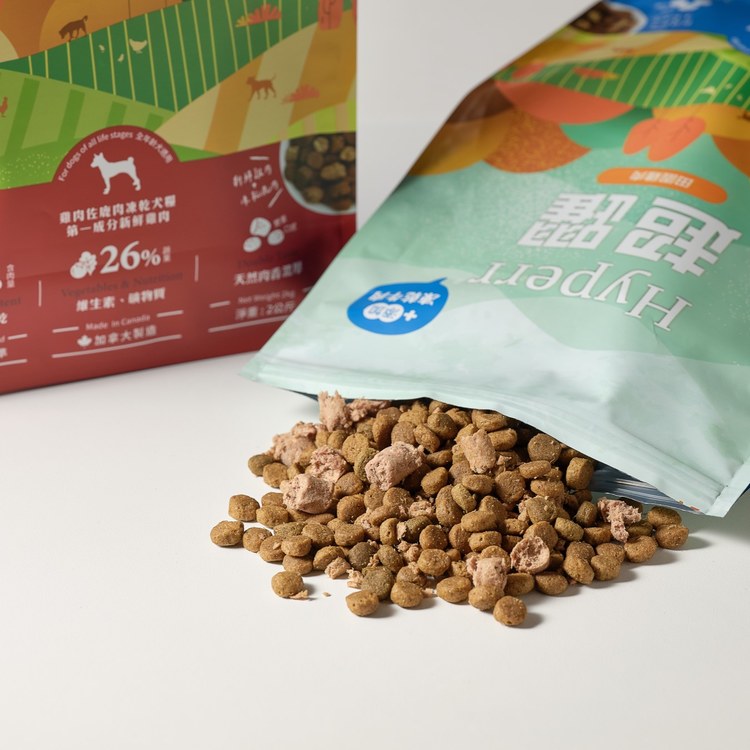 Hyperr超躍 狗狗無穀飼料+凍乾 300克 (狗凍乾|主食)