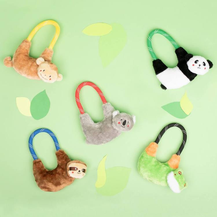 ZippyPaws 拔河繩索系列 超耐拉扯駝鹿兄 寵物玩具