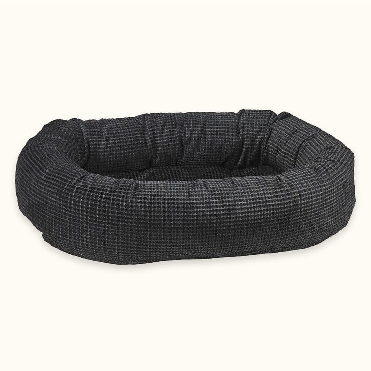 BOWSERS 甜甜圈床 紳士銀黑 (不沾毛|舒適柔軟)