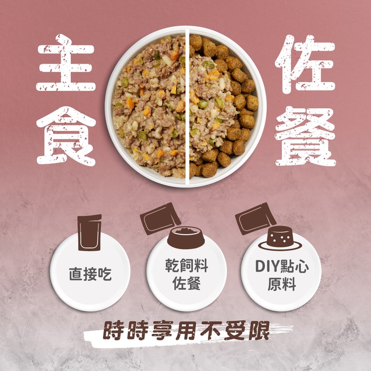 now 全口味 狗狗鮮食餐包 (拆封即食|主食餐包)