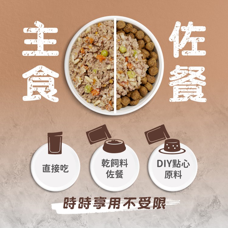 now 全口味 狗狗鮮食餐包 (拆封即食|主食餐包)