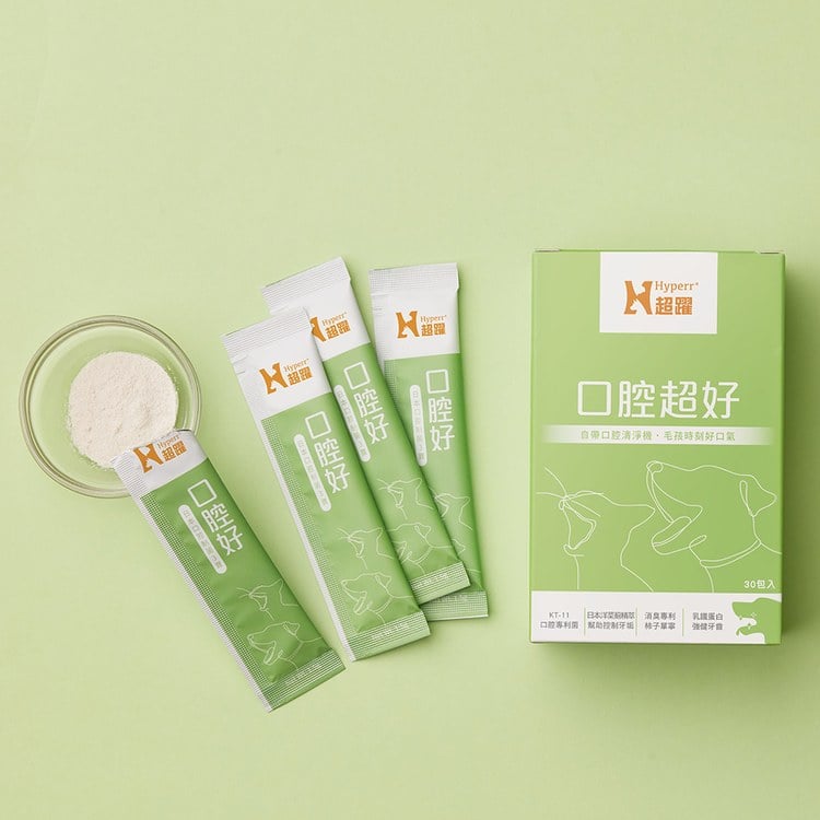 Hyperr超躍 狗貓口腔益生菌 (專利柿子單寧|口腔日常保健)