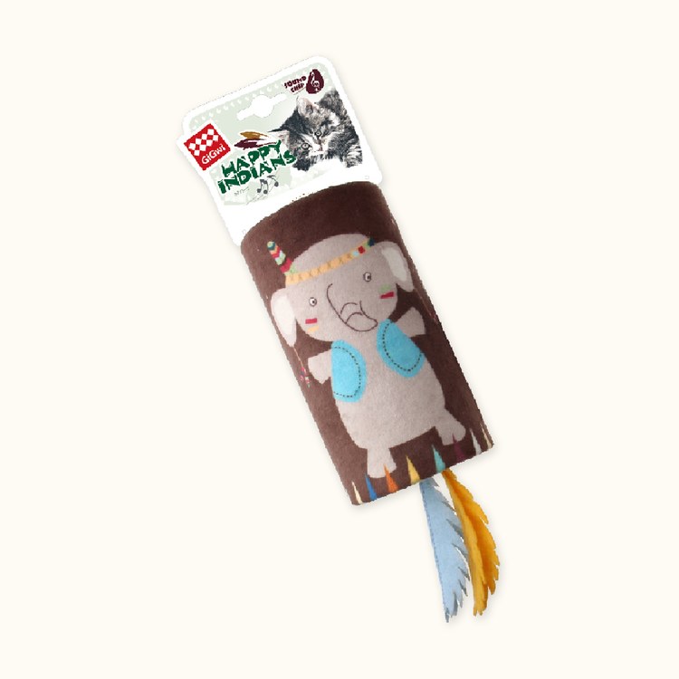 GiGwi 歡樂喵喵笛 印地安大象 (有聲玩具|貓玩具)