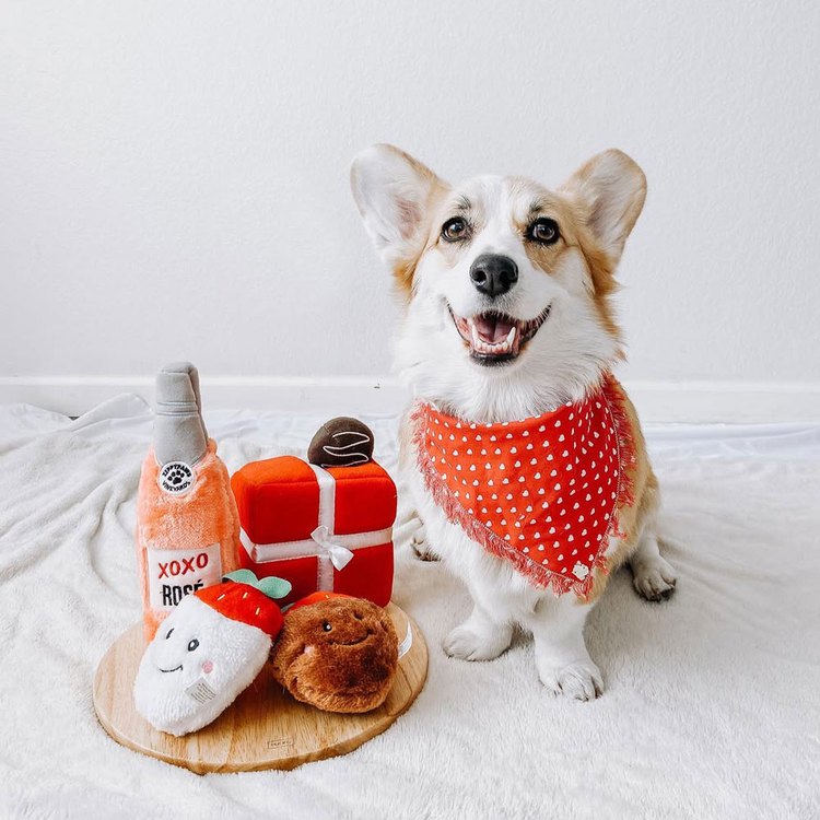 ZippyPaws 就愛在一起 快樂草莓三姊妹 啾啾聲 狗玩具 寵物玩具