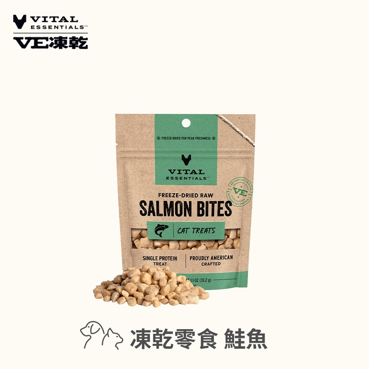 VE凍乾 鮭魚 零食 (好拿好餵｜皮毛亮澤)