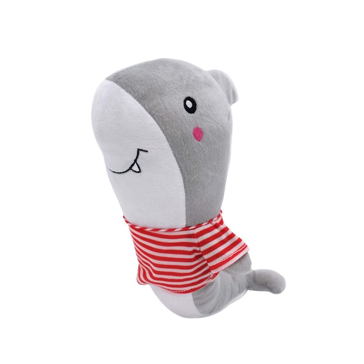 ZippyPaws 吱吱聲頑皮鯊魚 拉扯型互動玩具 寵物玩具