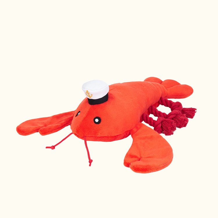 ZippyPaws 吱吱聲頑皮龍蝦 拉扯型互動玩具 寵物玩具