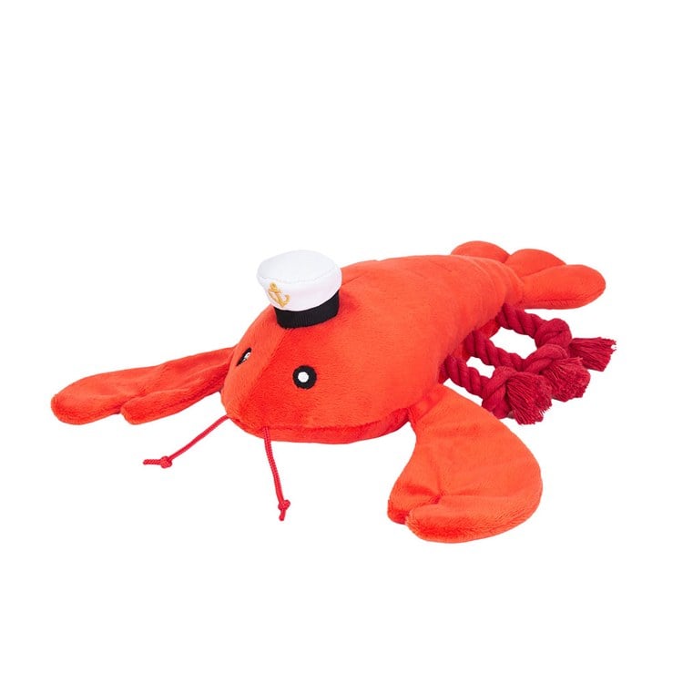 ZippyPaws 吱吱聲頑皮龍蝦 拉扯型互動玩具 寵物玩具