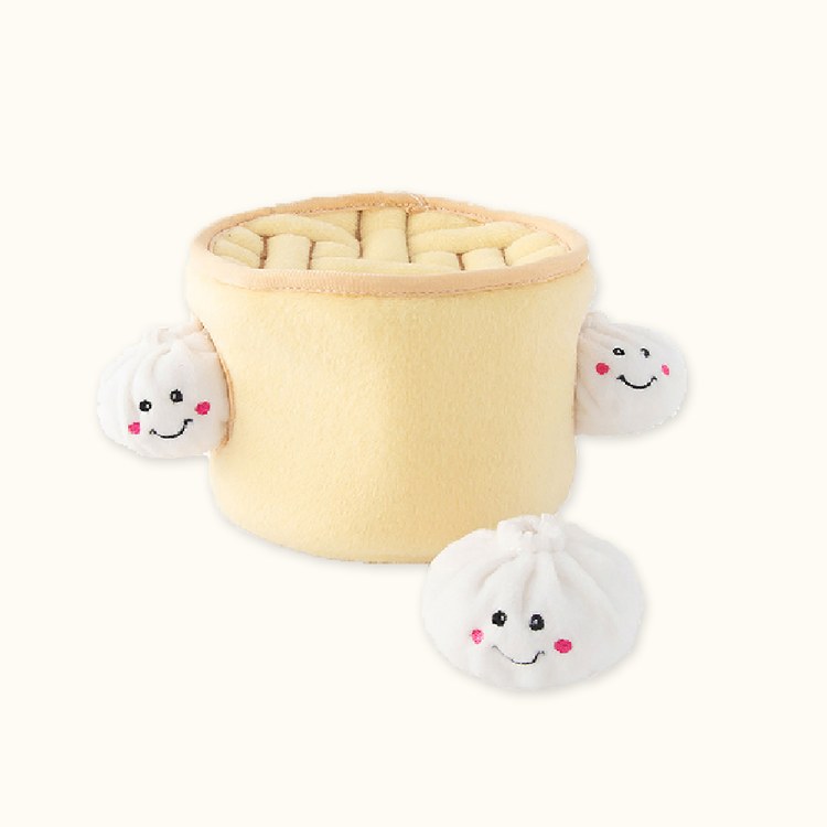 ZippyPaws 美味小籠包 寵物玩具 (有聲玩具|益智藏食玩具)