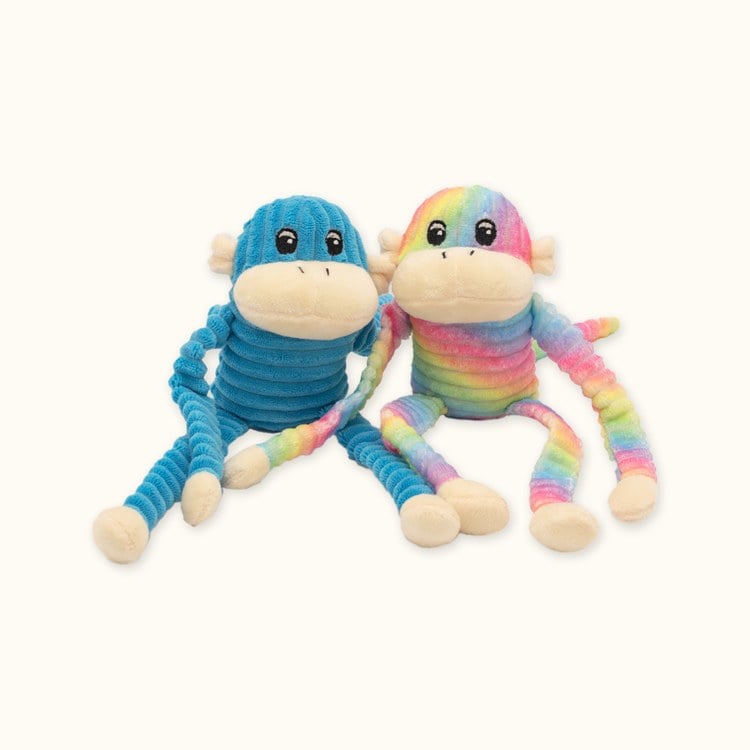 ZippyPaws 史賓賽兄弟 (兩入) 耐咬布偶 啾啾聲 寵物玩具