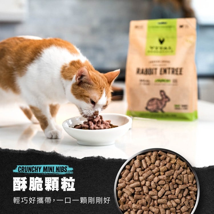 VE凍乾 酥脆顆粒 貓咪生食餐 (口感香酥輕盈|新鮮肉塊製作)