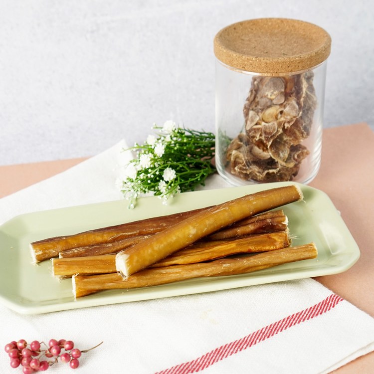 KiWiPet天然零食 超耐咬牛腱棒 風乾零食 細 4入(原肉零食|狗零食)