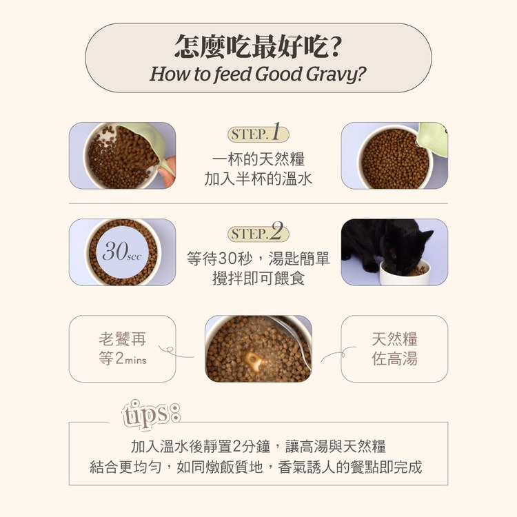 now 全口味 貓咪高湯天然糧 (乾濕兩吃|貓糧)