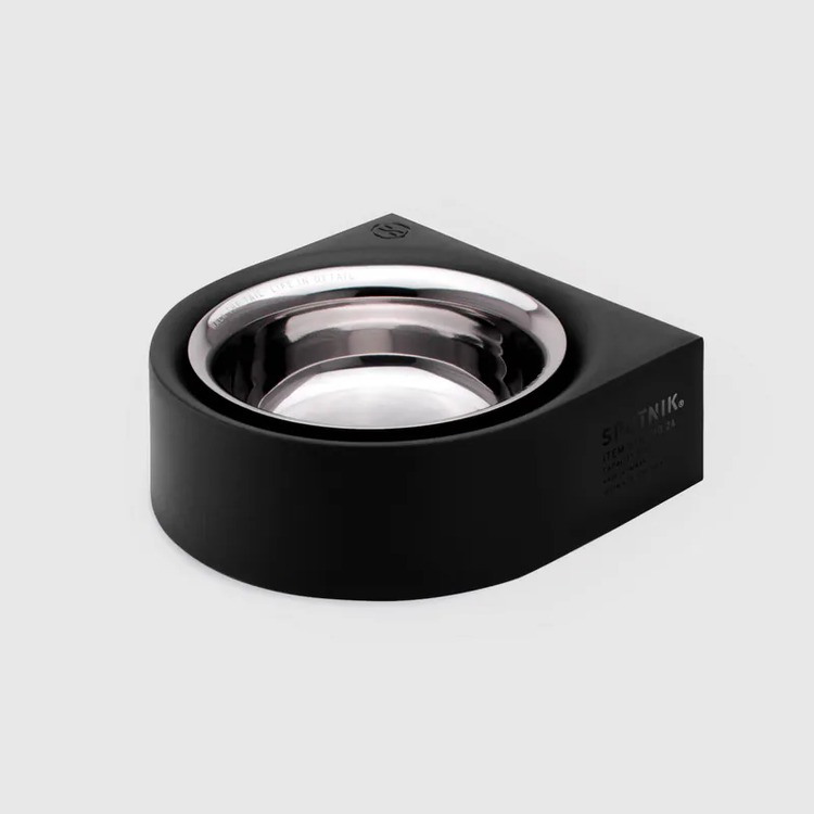 SPUTNIK 寵物防蟻碗 黑色 (飼料碗|水碗)