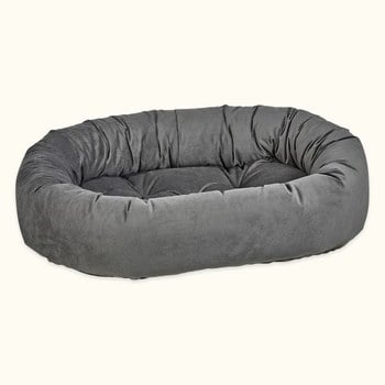 BOWSERS 甜甜圈睡床 質感深灰 (不沾毛|舒適柔軟)