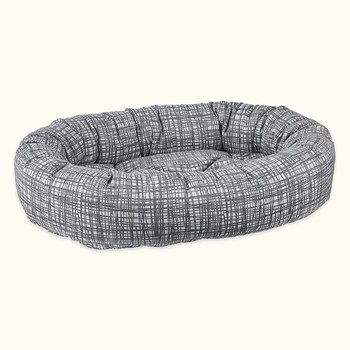 BOWSERS 甜甜圈睡床 灰紋協奏 (不沾毛|舒適柔軟)