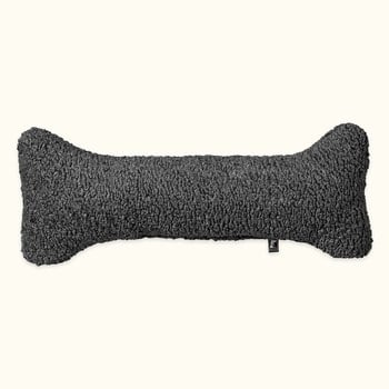 BOWSERS 寵物防撞極適骨頭抱枕 羊絨銀灰(不沾毛|舒適柔軟)