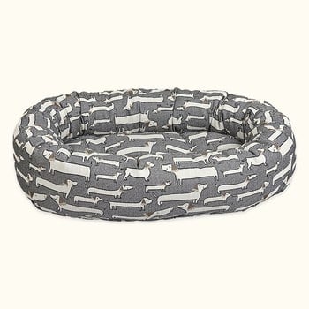 BOWSERS 甜甜圈睡床 臘腸狗狗 (不沾毛|舒適柔軟)