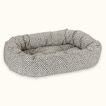 BOWSERS 甜甜圈床 (不沾毛|舒適柔軟)菱形織紋