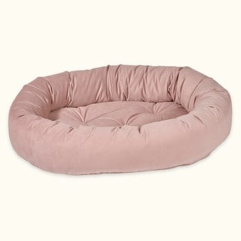 BOWSERS 甜甜圈床 乾燥玫瑰 (不沾毛|舒適柔軟)