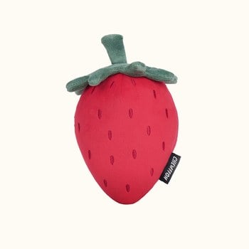 CHEWFFON 甜心草莓 互動聲響玩具 啾啾聲 狗玩具 寵物玩具