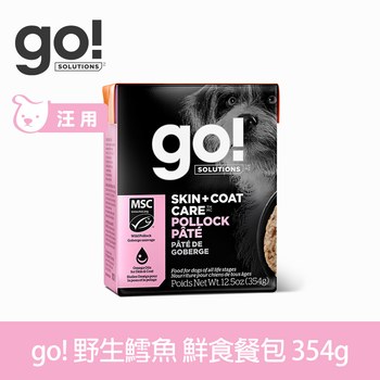 go! 野生鱈魚 豐醬系列 狗鮮食利樂餐包 (狗罐|主食罐)