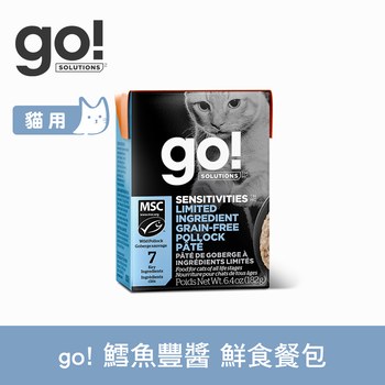 go! 無穀鱈魚 豐醬系列 貓咪鮮食利樂包 ( 貓罐 | 主食罐 )