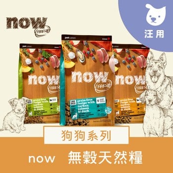 now 全口味狗糧 300克 無穀天然糧 (狗飼料|犬糧)