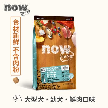 now 鮮肉大型幼犬 無穀天然糧 (狗飼料|狗糧)