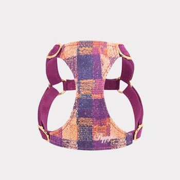 puppytie 胸背+牽繩組 莫內風 春光粉 (防止暴衝|穿戴舒適)