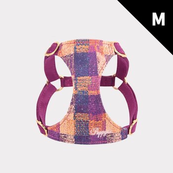 puppytie 胸背+牽繩組 莫內風 春光粉 (防止暴衝|穿戴舒適)