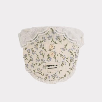 puppytie 秘密森林圍兜 米白 圍兜 (寵物領巾|貓狗適用)