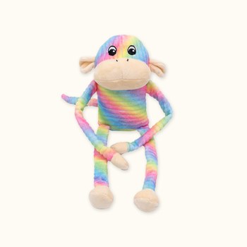 ZippyPaws 彩虹史賓賽 耐咬布偶 叭咘聲 寵物玩具