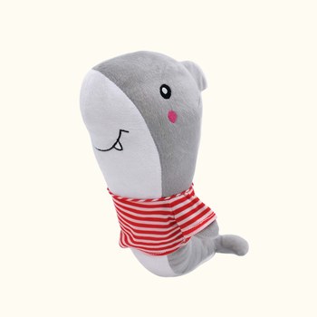 ZippyPaws 吱吱聲頑皮鯊魚 拉扯型互動玩具 寵物玩具