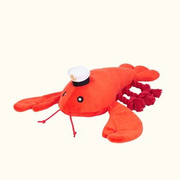 ZippyPaws 吱吱聲頑皮龍蝦 拉扯型互動玩具 寵物玩具