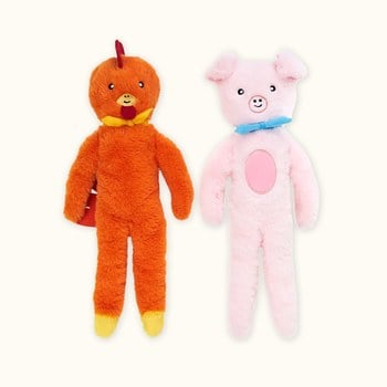 ZippyPaws 就愛在一起 雞豬雙拼 啾啾聲 狗玩具 寵物玩具