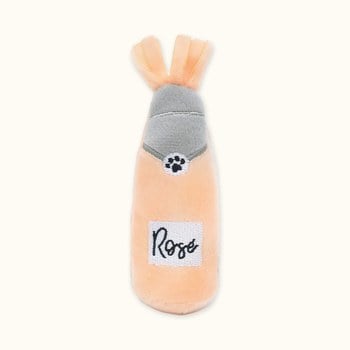 ZippyPaws 歡樂時光瓶 貓草粉紅酒 附貓薄荷 寵物玩具