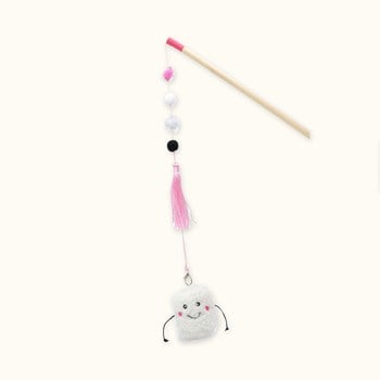 ZippyPaws 軟軟棉花糖逗貓棒 附貓薄荷 寵物玩具