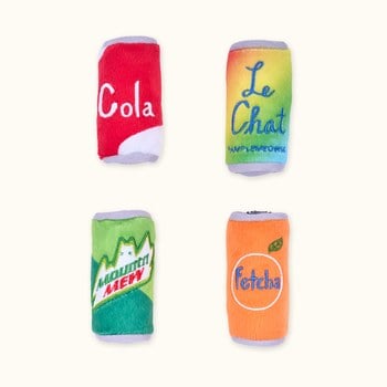 ZippyPaws 歡樂時光瓶 迷你汽水 附貓草 貓玩具 寵物玩具