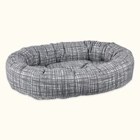 BOWSERS 甜甜圈睡床 灰紋協奏 (不沾毛|舒適柔軟)