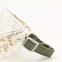 puppytie 秘密森林圍兜 米白 圍兜 (寵物領巾|貓狗適用)