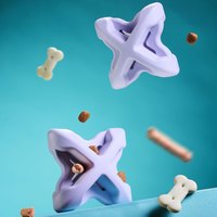 PetDreamHouse 紓壓柔咬 幾何藏食彈跳玩具(狗玩具｜藏食玩具)