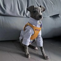 puppytie 胸背+牽繩組 純色系列 焦糖棕 (防止暴衝|穿戴舒適)