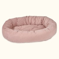 BOWSERS 甜甜圈床 乾燥玫瑰 (不沾毛|舒適柔軟)