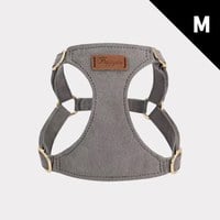 puppytie 胸背+牽繩組 純色系列 烟灰色 (防止暴衝|穿戴舒適)